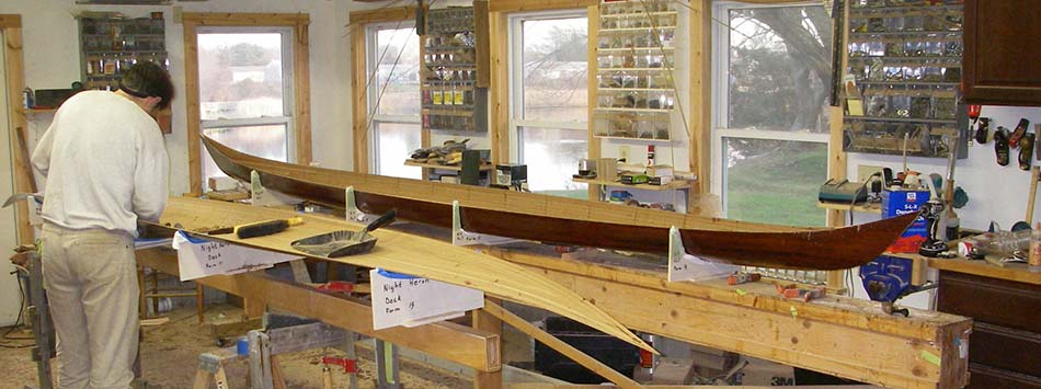 Building a wooden kayak