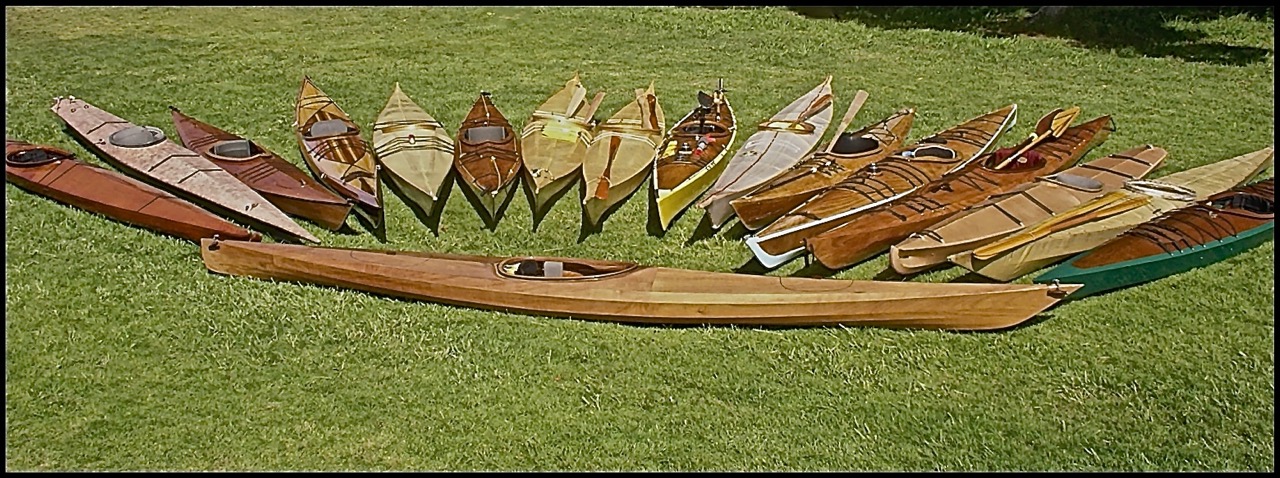 Wooden Kayak Builders Initiate A New Member